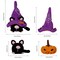 Halloween Cat Gnomes Amigurumi DIY Crochet Kit Wizardi F07N8-M210